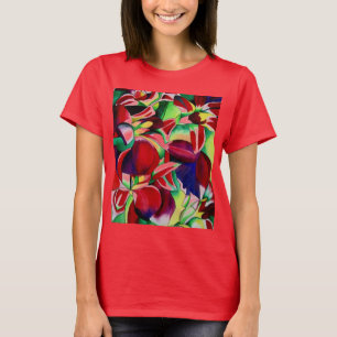 T-shirts Crimson tropical Singapura Orquídeas