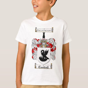 T-SHIRTS CRISTA DA FAMÍLIA DE CANTRELL - BRASÃO DE CANTRE