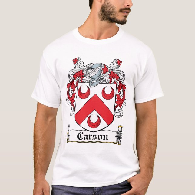 T-shirts Crista da família de Carson (Frente)