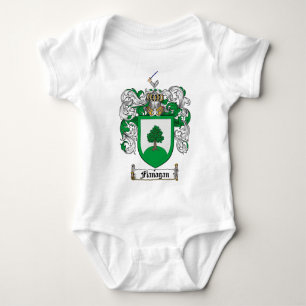 T-SHIRTS CRISTA DA FAMÍLIA DE FLANAGAN - BRASÃO DE FLANAG
