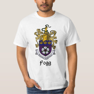 T-shirts Crista da família de Fogg/t-shirt da brasão