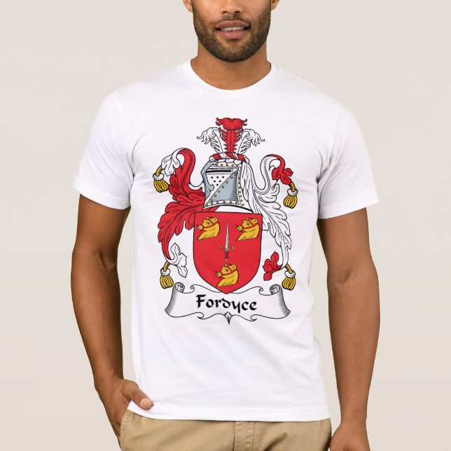 T-shirts Crista da família de Fordyce (Frente)