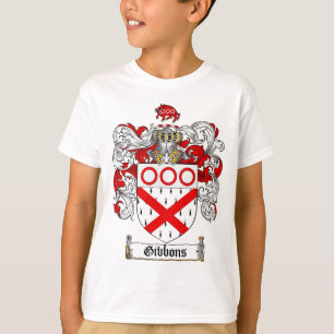 T-SHIRTS CRISTA DA FAMÍLIA DE GIBBONS - BRASÃO DE GIBBONS
