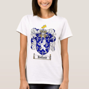 T-SHIRTS CRISTA DA FAMÍLIA DE HOLLAND - BRASÃO DE HOLLAND