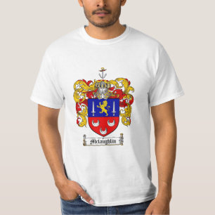 T-shirts Crista da família de Mclaughlin - brasão de