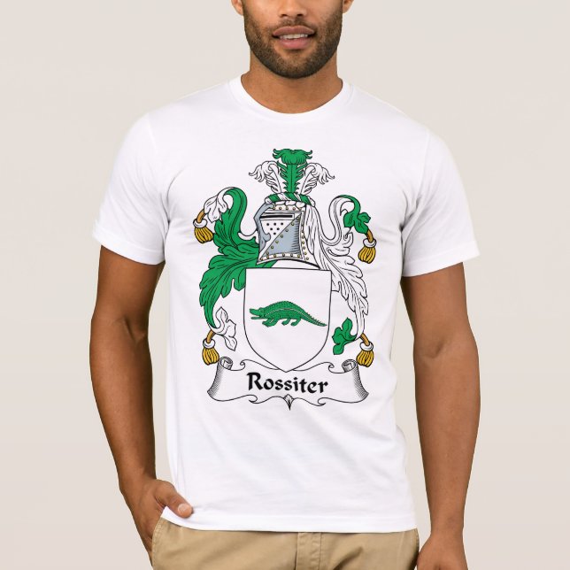 T-shirts Crista da família de Rossiter (Frente)
