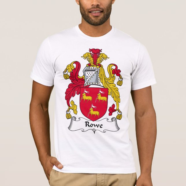 T-shirts Crista da família de Rowe (Frente)