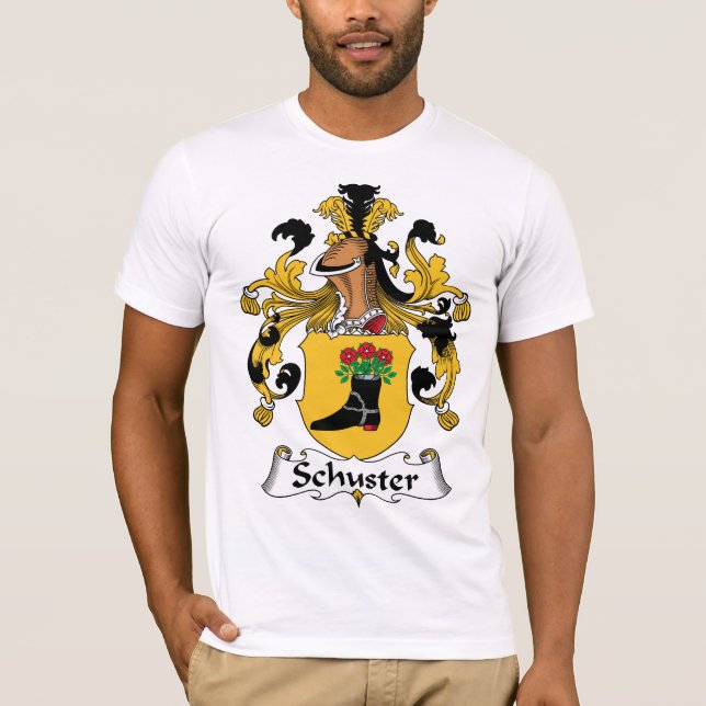 T-shirts Crista da família de Schuster (Frente)