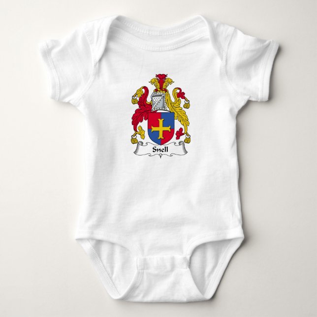 T-shirts Crista da família de Snell (Frente)