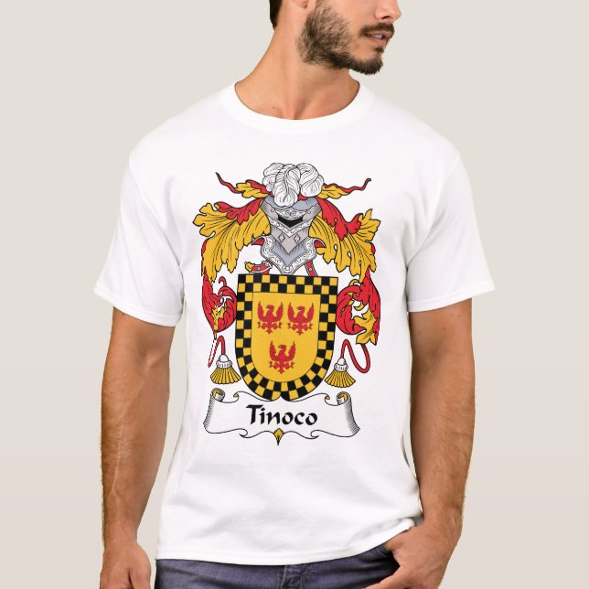 T-shirts Crista da família de Tinoco (Frente)