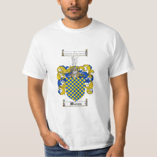 T-shirts Crista da família de Warren - brasão de Warren