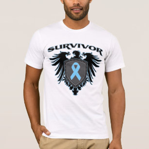 T-shirts Crista do sobrevivente do cancro da próstata