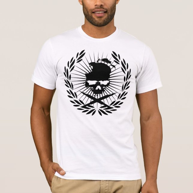 T-shirts crista preta (Frente)