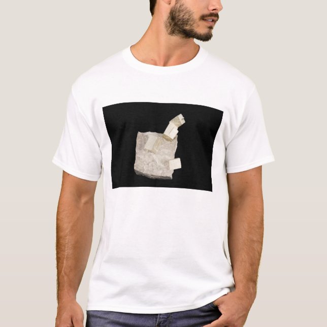 T-shirts Cristais da pirite no xisto (Frente)
