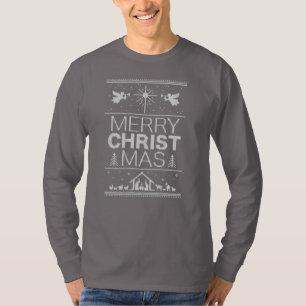 T-shirts Cristão Religioso legal Sueco de Natal Feio