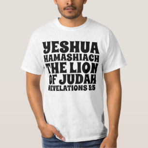 T-Shirts CRISTÃOS, LÍÃO DE YESHUA DE JUDAH