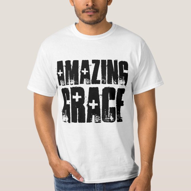 T-shirts cristãs de GRAÇA INCRÍVEL (Frente)