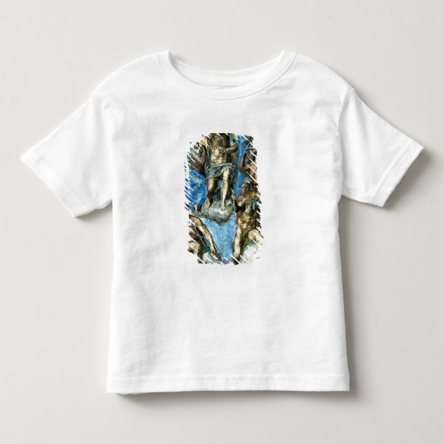 T-shirts Cristo, detalhe 'do último Judgement (Frente)