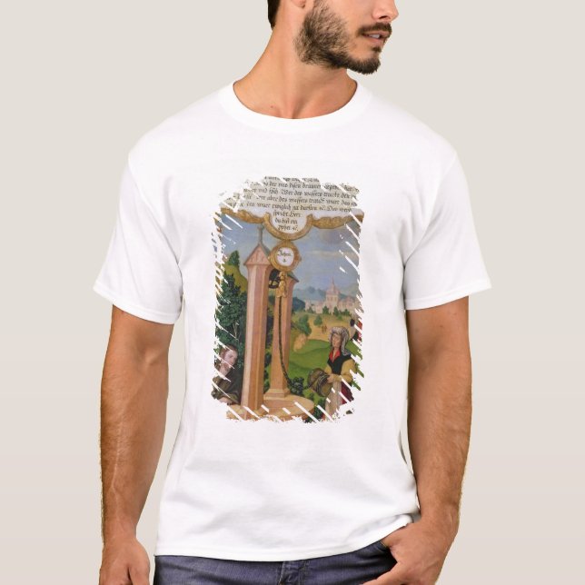 T-shirts Cristo e a mulher de Samaria no poço de Jacob (Frente)