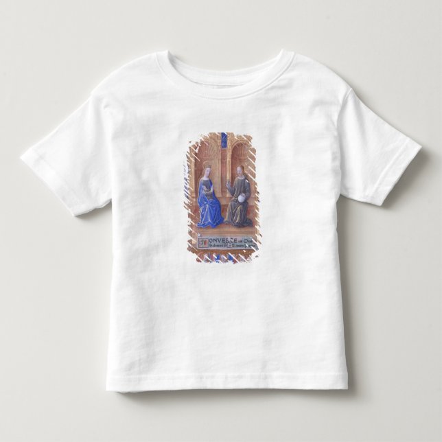 T-shirts Cristo e a Virgem Maria Enthroned (Frente)