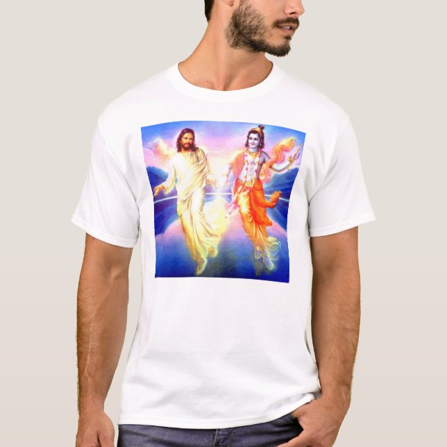 T-shirts Cristo e Krishna (Frente)