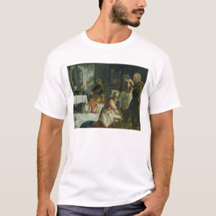 T-shirts Cristo que lava os pés dos discípulo, c.1547