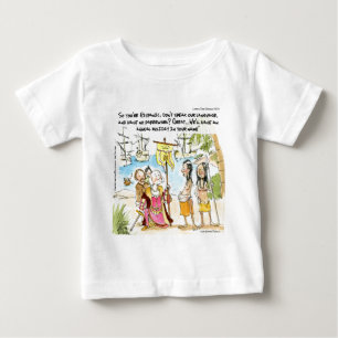 T-shirts Cristóvão Colombo Imigra Para a América Divertido