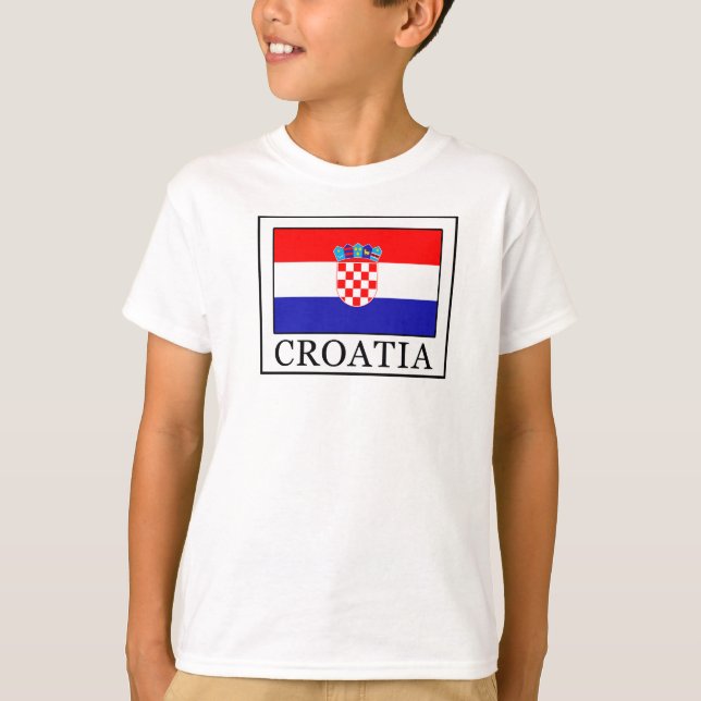T-shirts Croácia (Frente)