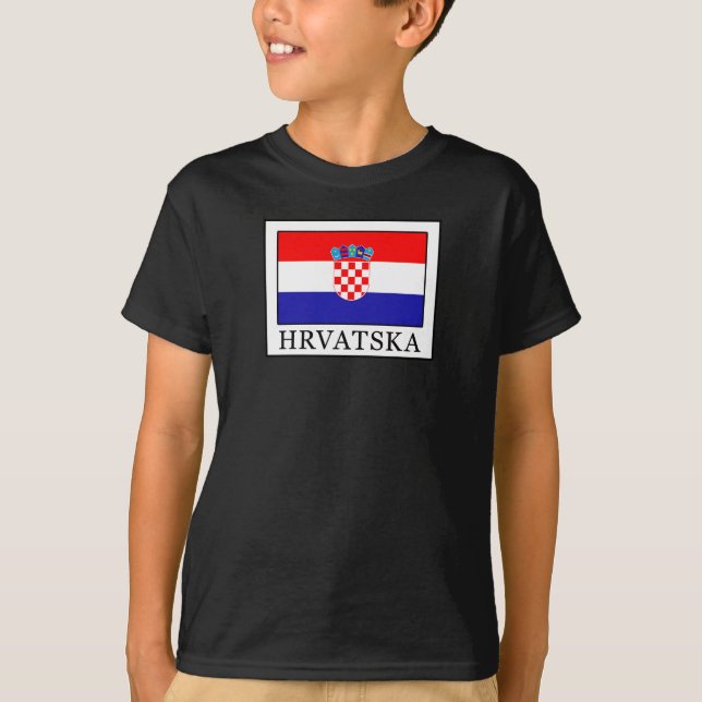 T-shirts Croácia (Frente)