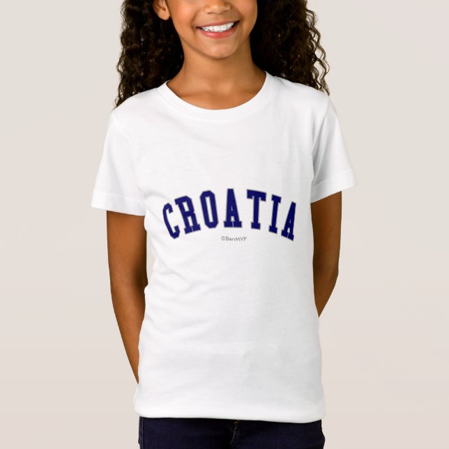 T-shirts Croatia (Frente)