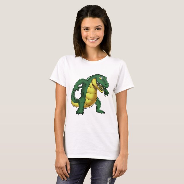 T-shirts Crocodilo Doce (Frente Completa)