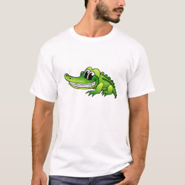 T-shirts Crocodilo dos desenhos animados