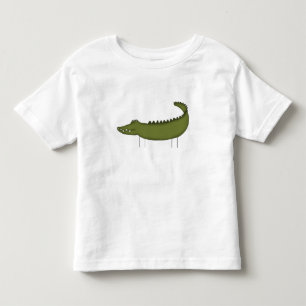 T-shirts Crocodilo em forma de boneco de palito