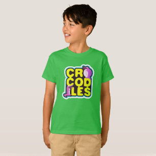 T-shirts Crocodilos com dois crocos felizes - vivos