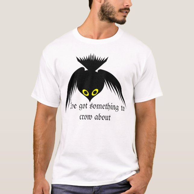 T-shirts Crow Mens T Shirt (Frente)