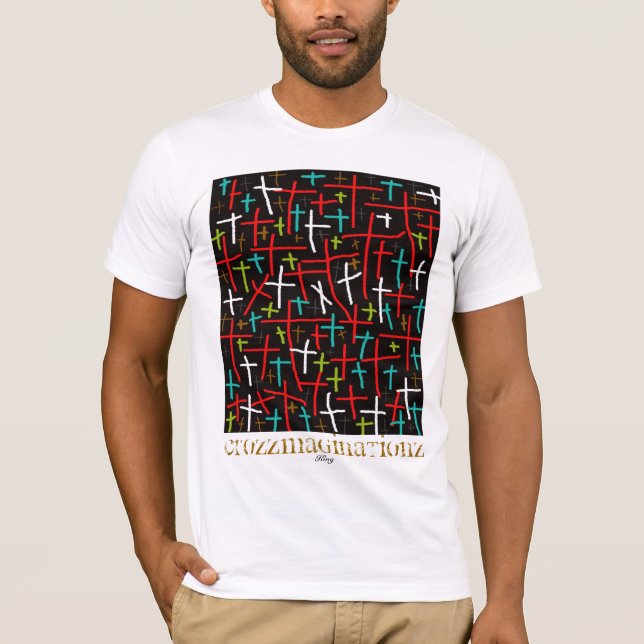 T-shirts "Crozzmaginationz" por Michael Crozz (Frente)