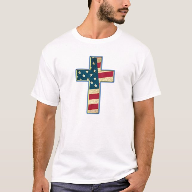 T-shirts Cruz americana #2 (Frente)