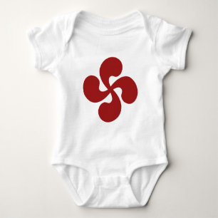 T-shirts Cruz Basca Vermelho Lauburu