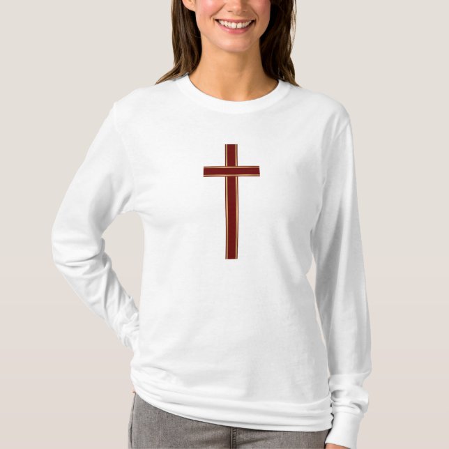 T-shirts Cruz cristã (Frente)