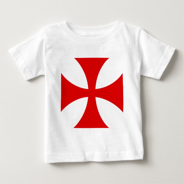 T-shirts Cruz dos cavaleiros Templar (Frente)