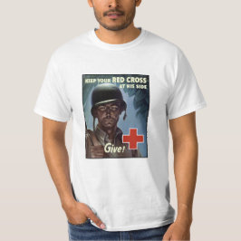 T-shirts Cruz vermelha da segunda guerra mundial