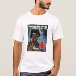 T-shirts Cruz vermelha da segunda guerra mundial