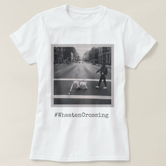 T-shirts Cruzamento Wheaten (Frente do Design)