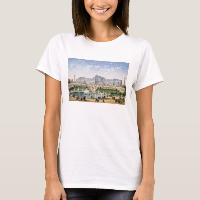 T-shirts Crystal Palace, Sydenham, c.1862 (lito colorido) (Frente)
