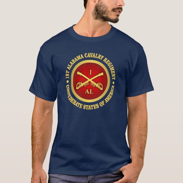 T-shirts CSC -1rua de Cavalaria do Alabama (Frente)