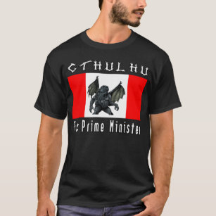T-shirts Cthulhu para o primeiro ministro estilo 1 do