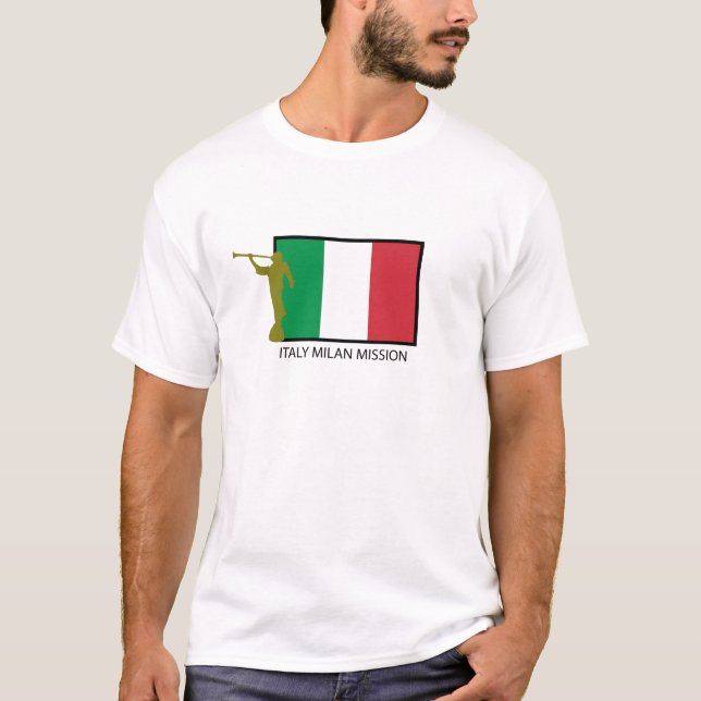T-SHIRTS CTR DA MISSÃO LDS DE ITALIA MILÃO (Frente)