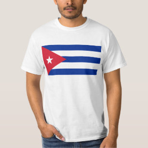 T-shirts CU da bandeira de Cuba