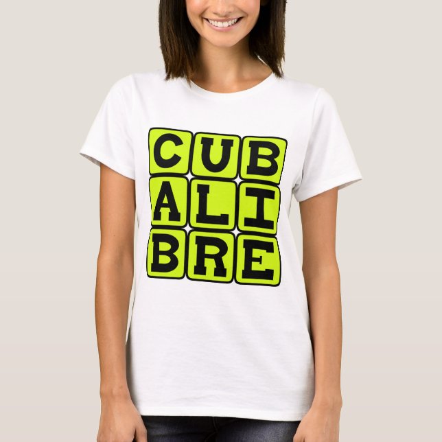 T-shirts Cuba Libre, Coquetel de Alto (Frente)