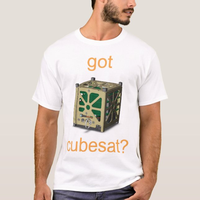 T-shirts cubesat obtido - parte dianteira (Frente)